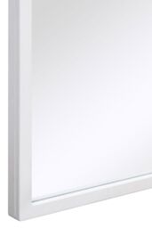"MirrorOutlet White Metal Framed Arched Garden Wall Mirror 63"" X 31"" (160CM X 80CM) - Size: 1 Pack" - thumbnail 4