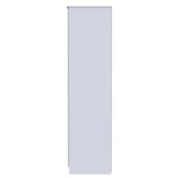 Ready Assembled 2 U Trent Tall Triple Mirror Wardrobe (Ready Assembled) in Mid Grey - thumbnail 2