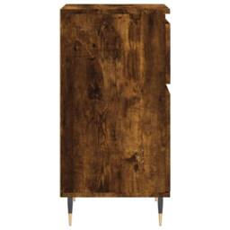 Berkfield Home Sideboard Smoked Oak 40x35x70 cm Engineered Wood in Brown - Size: 40 x 35 x 70 cm - thumbnail 7