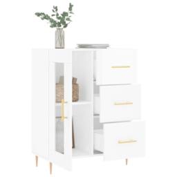 Berkfield Home Sideboard High Gloss White 69.5x34x90 cm Engineered Wood - thumbnail 4