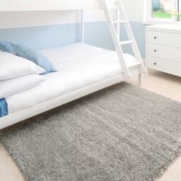 Kukoon Silver Grey Super Soft Shaggy Rug - Size: 240 cm x 330 cm - thumbnail 2