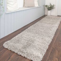 Kukoon Silver Grey Super Soft Shaggy Rug - Size: 240 cm x 330 cm - thumbnail 5