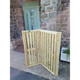 Churnet Valley Garden Furniture Ltd Small Poly Smoking Shelter - Timber - Minimal Assembly Required in Brown - thumbnail 3