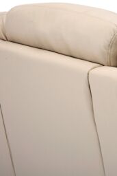 More4Homes Seattle Electric Automatic Recliner Home Lounge Bonded Leather Chair in Cream - thumbnail 6