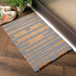 Artsy Mats Grey Large Full Welcome Doormat - Size: 40 cm x 60 cm - thumbnail 3