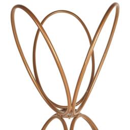 Wyld and Coco Gold Metal Coat Stand 160cm - Freestanding Industrial Jacket Rack - thumbnail 4