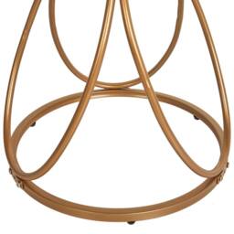 Wyld and Coco Gold Metal Coat Stand 160cm - Freestanding Industrial Jacket Rack - thumbnail 6