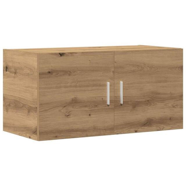 Berkfield Home Wall Cabinet Artisan Oak 80x39x40 cm Engineered Wood in Brown - Size: 80 x 39 x 40 cm - image 1