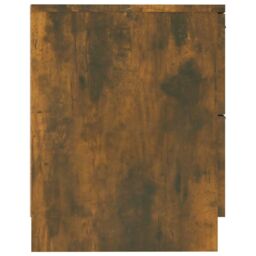 Berkfield Home Bedside Cabinets 2 pcs Smoked Oak Engineered Wood in Brown - thumbnail 5