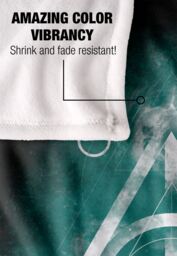 Warner Brothers Harry Potter Geometric Deathly Hallows Blanket 152 x 127 cm in White - thumbnail 4
