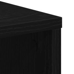 Berkfield Home Storage Cabinet Black Oak 60x53x72, 5 cm Engineered Wood - thumbnail 8