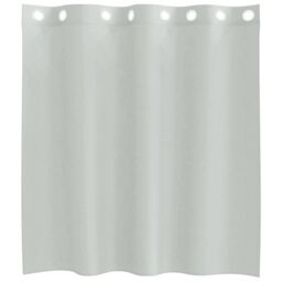 Berkfield Home Voile Curtains with Grommets 2 pcs Light Grey 140x140 cm - thumbnail 4