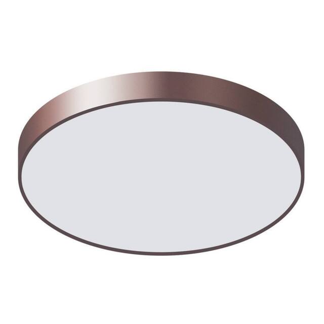Netlighting Modern LED Flush Ceiling Light Coffee Warm White 3000K 3600lm in Brown - image 1
