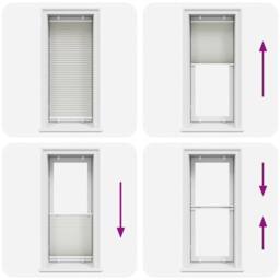 Berkfield Home Pleated Blind Light Grey 55x100 cm Fabric Width 54.4 cm Polyester - thumbnail 5