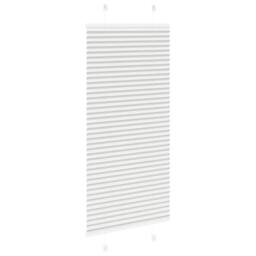 Berkfield Home Pleated Blind Light Grey 55x100 cm Fabric Width 54.4 cm Polyester - thumbnail 4