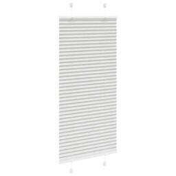 Berkfield Home Pleated Blind Light Grey 55x100 cm Fabric Width 54.4 cm Polyester - thumbnail 3