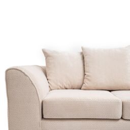 Abakus Direct Jumbo Grid 2 Seater Sofa with Cushions in Grey, Beige or Green - thumbnail 5