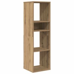 Berkfield Home Book Cabinet Artisan Oak 34x31x112 cm Engineered Wood in Brown - Size: 34 x 31 x 112 cm - thumbnail 2