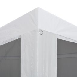 Berkfield Home Party Tent with 6 Mesh Sidewalls 6x3 m in White - thumbnail 3