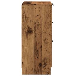 Berkfield Home Sideboard Old Wood 60x30x70 cm Engineered Wood in Brown - Size: 60 x 30 x 70 cm - thumbnail 5