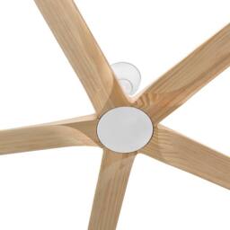 Netlighting Bigwood XL 5 Blade Ceiling Fan Matt White Pine - thumbnail 4