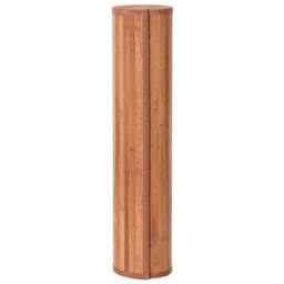 Berkfield Home Rug Rectangular Brown70x200 cm Bamboo in Brown - Size: Medium
