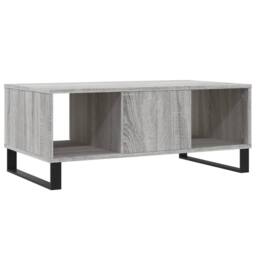 Berkfield Home Modern Coffee Table Grey Sonoma 90x50x36.5 cm Engineered Wood - thumbnail 8