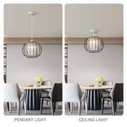 Harper Living Men's Easy Fit Shade, Matt Black Ceiling Light Shade 27cm Modern Lampshade - thumbnail 5