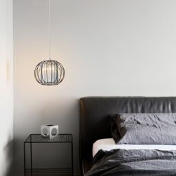 Harper Living Men's Easy Fit Shade, Matt Black Ceiling Light Shade 27cm Modern Lampshade - thumbnail 3