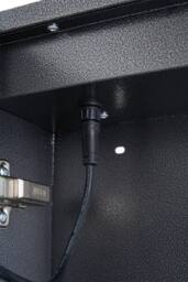 Living and Home Wall-mounted Bathroom Mirror Cabinet with Led Lights in Grey - thumbnail 7