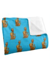 Warner Brothers Scooby Doo Officially Licensed Silky Touch Super Soft Throw Blanket 152 x 127 cm in White - thumbnail 3