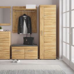 Furniture To Go Cortina Tall cupboard (RH) in Grandson Oak in Brown - thumbnail 4