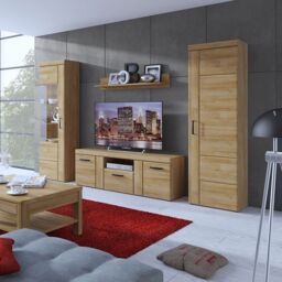 Furniture To Go Cortina Tall cupboard (RH) in Grandson Oak in Brown - thumbnail 3