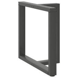 Berkfield Home Dining Table Legs T-Shaped¬†2 pcs Anthracite 70x35x(72-73) cm Steel in Black - thumbnail 3