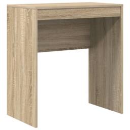 Berkfield Home Desk with Storage Sonoma Oak Engineered Wood in Beige - thumbnail 4