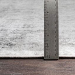 Livabliss Monte Carlo-Vintage Blue Grey White Traditional Boho Living Rug in Light Grey - Size: 80 cm x 220 cm - thumbnail 7