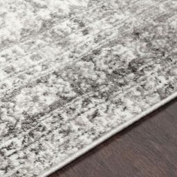 Livabliss Monte Carlo-Vintage Blue Grey White Traditional Boho Living Rug in Light Grey - Size: 80 cm x 220 cm - thumbnail 8