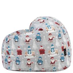 icon Kids Printed Santa Claus Christmas Childrens Bean Bag Armchair - Size: Medium - thumbnail 5