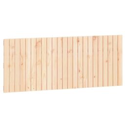 Berkfield Home Wall Headboard 147x3x60 cm Solid Wood Pine in Brown - Size: 147 x 3 x 60 cm - thumbnail 2