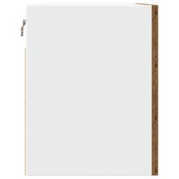 Berkfield Home Hanging Cabinet Lyon Old Wood 60x31x40 cm Engineered Wood in Brown - Size: 60 x 31 x 40 cm - thumbnail 6