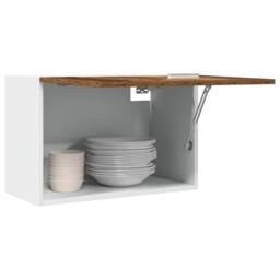 Berkfield Home Hanging Cabinet Lyon Old Wood 60x31x40 cm Engineered Wood in Brown - Size: 60 x 31 x 40 cm - thumbnail 2