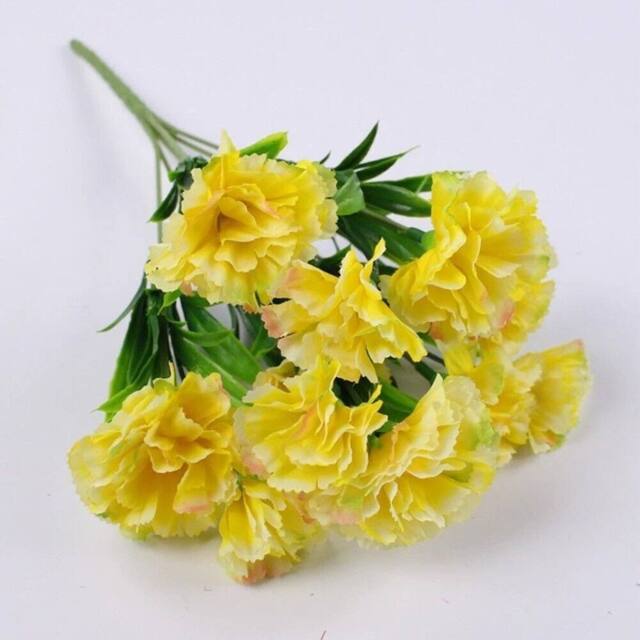 Havendro Yellow Artificial Flowers Silk Fake Plants UV Resistant Decor - image 1
