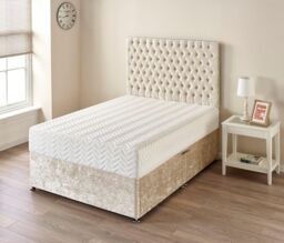 Somnior Pure Relief Memory Foam Rolled Mattress in White - Size: Small Single - thumbnail 2