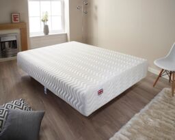 Somnior Pure Relief Memory Foam Rolled Mattress in White - Size: Small Single - thumbnail 1