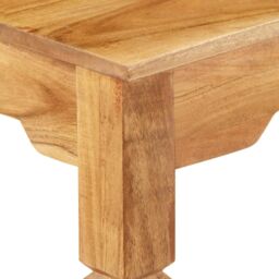 Berkfield Home Console Table 100x40x76 cm Solid Acacia Wood in Brown - Size: 100 x 40 x 76 cm - thumbnail 6