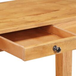 Berkfield Home Console Table 100x40x76 cm Solid Acacia Wood in Brown - Size: 100 x 40 x 76 cm - thumbnail 4