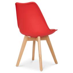 Bravich LTD Rocco Tulip Dining Chair in Red - Size: 2 Pack - thumbnail 7