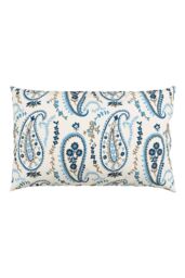 Sanderson 'Jamilia' Cotton Duvet Cover Set in Blue - Size: Super King - thumbnail 3
