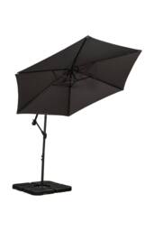 Royalcraft 3m Standard Cantilever Powder Coated Parasol with Cross Stand in Grey - thumbnail 2