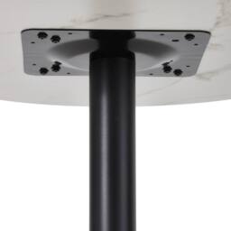 EONLION Round Tulip Dining Table White Marble - Size: 100 cm - thumbnail 3